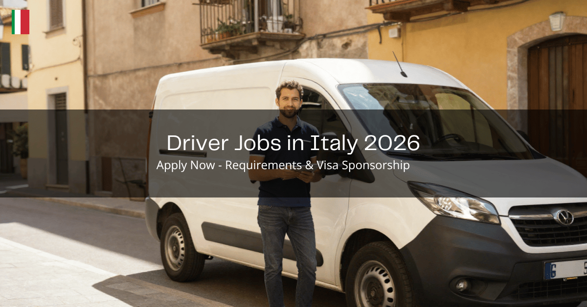 Driver Jobs in Italy 2026